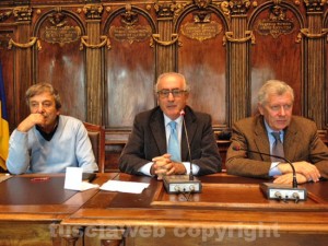 Gli assessori Delli Iaconi e Ricci e il sindaco Michelini