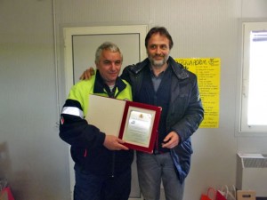Il sindaco Cimarello e il presidente Asvom Fiani  