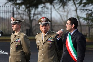 L'assessore Barelli alla cerimonia di consegna dello spadino
