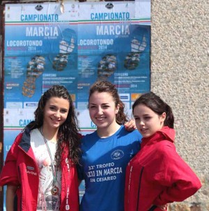 Le tre atlete 