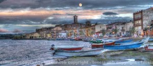 "Tramonto lunare" a Marta