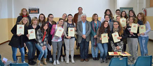 Gli studenti che hanno ricevuto l'attestato