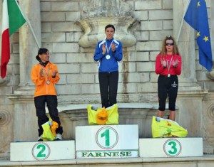 Il podio femminile
