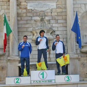 Il podio maschile