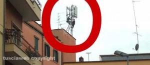 La nuova antenna a via Vicenza