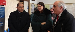 Paolo Toppi, Luisa Cambella e Alvaro ricci alla presentazione della nuova biglietteria Cotral