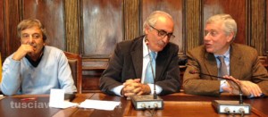 Gli assessori Delli Iaconi e Ricci e il sindaco Michelini