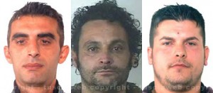 Da sinistra: Vasvi Beluli, Mauro Graziano Uras e Arben Ibrahimi