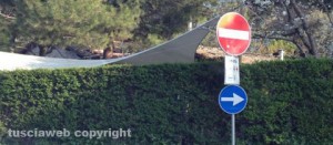 Il divieto d'accesso a Valle Faul