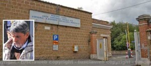 L'ospedale Andosilla di Civita Castellana; nel riquadro l'ex caposala Giovanni Piergentili