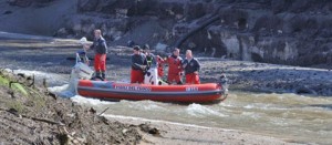 I sommozzatori dei vigili del fuoco