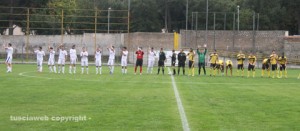 Una partita allo stadio Rocchi