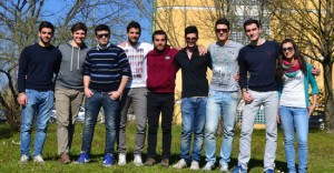 Un gruppo di studenti del CdL di Ingegneria Industriale della Tuscia