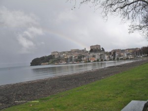 L'arcobaleno sul lago di Capodimonte