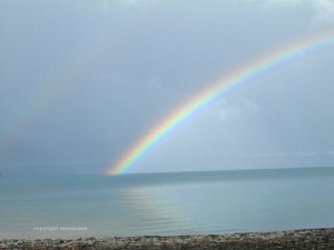 L'arcobaleno sul lago di Capodimonte