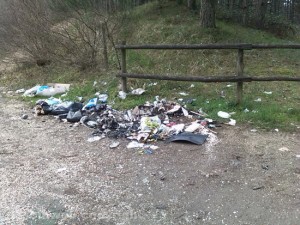 La Cimina con l'immondizia