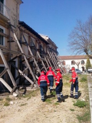 I volontari dell'associazione nazionale carabinieri tornano all'Aquila