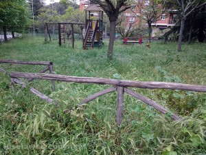 Il quartiere Barco nel degrado