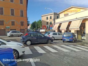 L'area in cui potrebbe essere posizionato il semaforo 