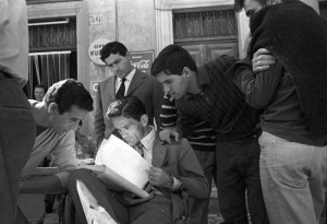 Al centro Pier Paolo Pasolini
