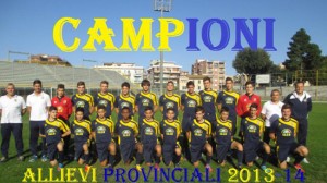 Allievi provinciali campioni 2013/2014