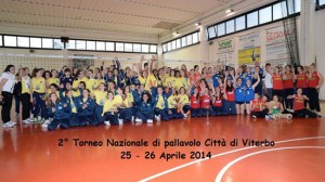 Un momento del torneo di pallavolo Under 13 femminile "Città di Viterbo" 
