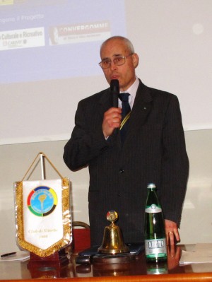 Domenico Palazzetti, presidente del Panathlon Club di Viterbo 