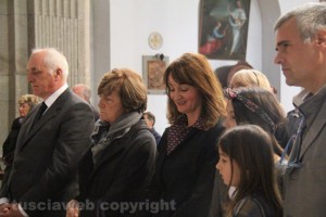 La Famiglia di Salvatori, la moglie Donatella e i figli Francesca e Cesare 
