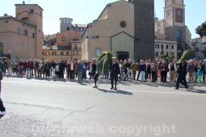 Il corteo in piazza dei Caduti