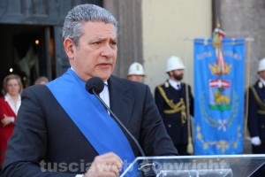 L'intervento del presidente della Provincia Meroi