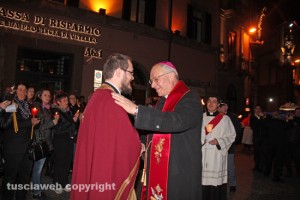 L'incontro tra il vescovo Fumagalli e il vescovo ortodosso