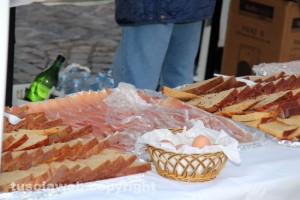 Pizze di Pasqua, salumi e uova