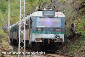 Il treno deragliato tra Soriano e Vitorchiano