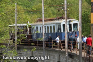 Il treno deragliato tra Soriano e Vitorchiano
