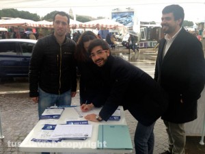 Daniele Sabatini al gazebo Ncd