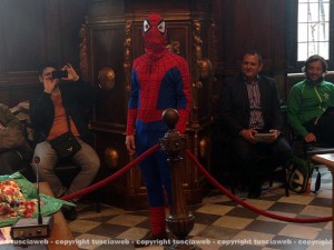 Spiderman alla conferenza Medioera