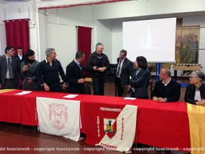 Lorenzo Celestini saluta Pino Loddo