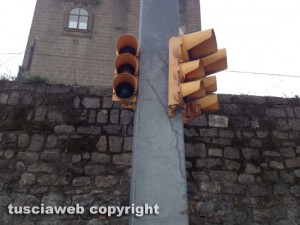 Viterbo - L'incrocio tra via Rosselli e via Capocci