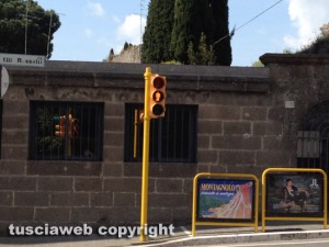 Viterbo - L'incrocio tra via Rosselli e via Capocci