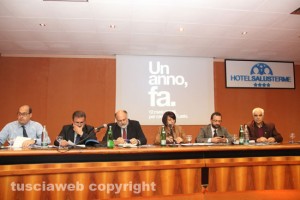 L'incontro alle Terme con Zingaretti