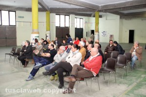 La riunione a santa Barbara sulla palestra
