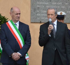 Il sindaco Mazzola e il consigliere Baldoni