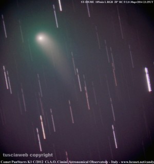 La cometa Panstarrs