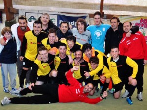 Il team in festa 
