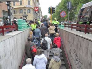 I volontari Asvom in azione a Roma