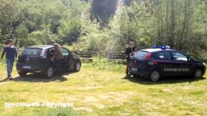 I carabinieri al depuratore di Vitorchiano