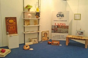 Lo stand in mostra a Firenze 