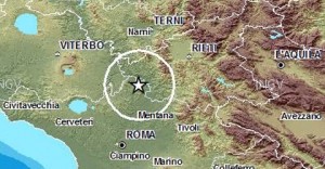 Terremoto con epicentro a Nazzano (Roma)