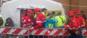La protezione civile dell'Associazione nazionale carabinieri Viterbo a Roma per la santificazione dei papi