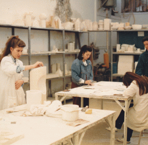 Una foto dell'archivio storico dell'istituto Midossi di Civita Castellana